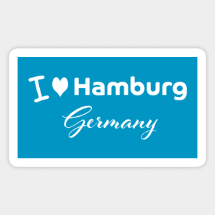 I love Hamburg Magnet